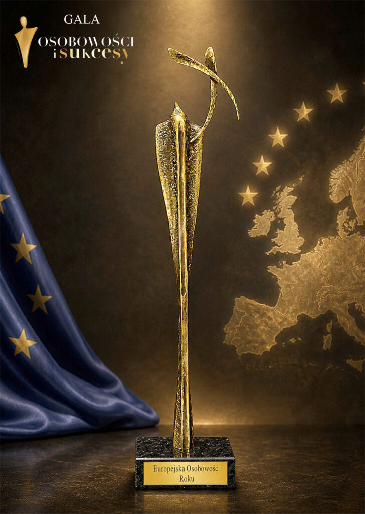 Statuetka „Europejska Osobowość Roku” – Gala Osobowości i Sukcesy