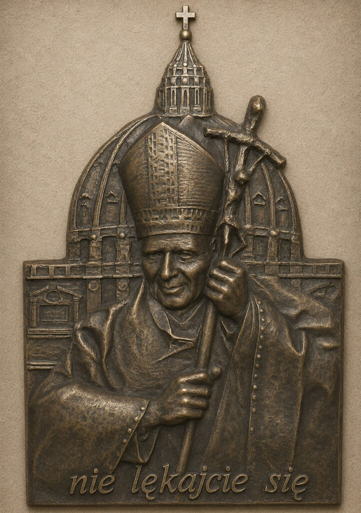 Płaskorzeźba św. Jana Pawła II