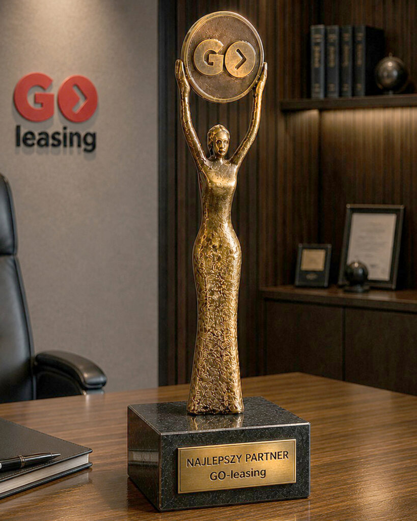 Statuetka „Najlepszy Partner GO-leasing"