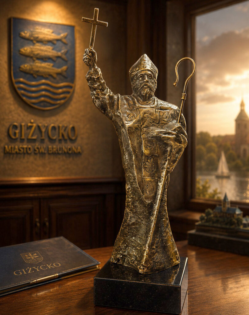 Św. Brunon – statuetka Burmistrza Miasta Giżycka