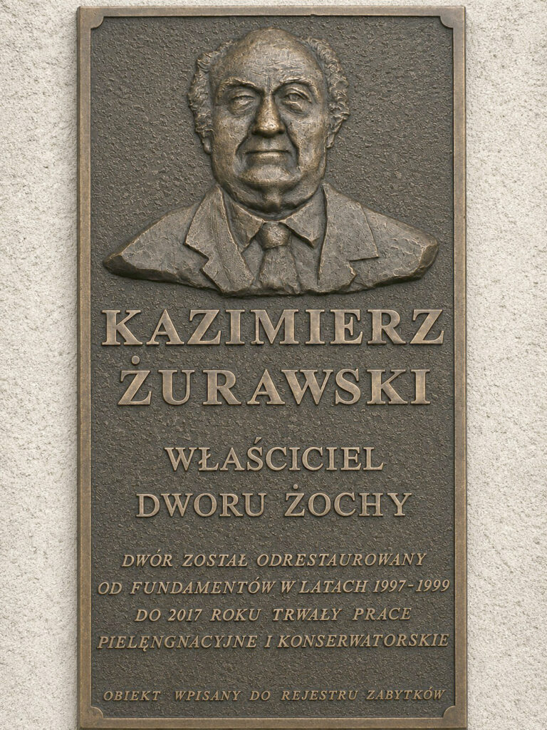 Tablica pamiątkowa Kazimierza Żurawskiego – Dwór Żochy