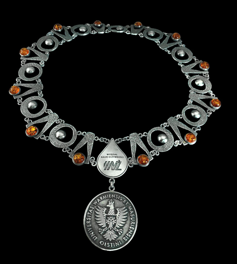 Łańcuch Dziekana Wydziału Nauki o Żywności Uniwersytetu Warmińsko-Mazurskiego w Olsztynie