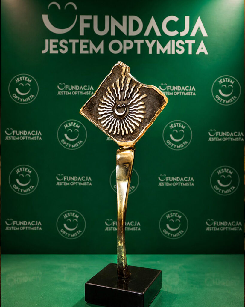 Statuetka „Optymista Roku” – Fundacja Jestem Optymistą