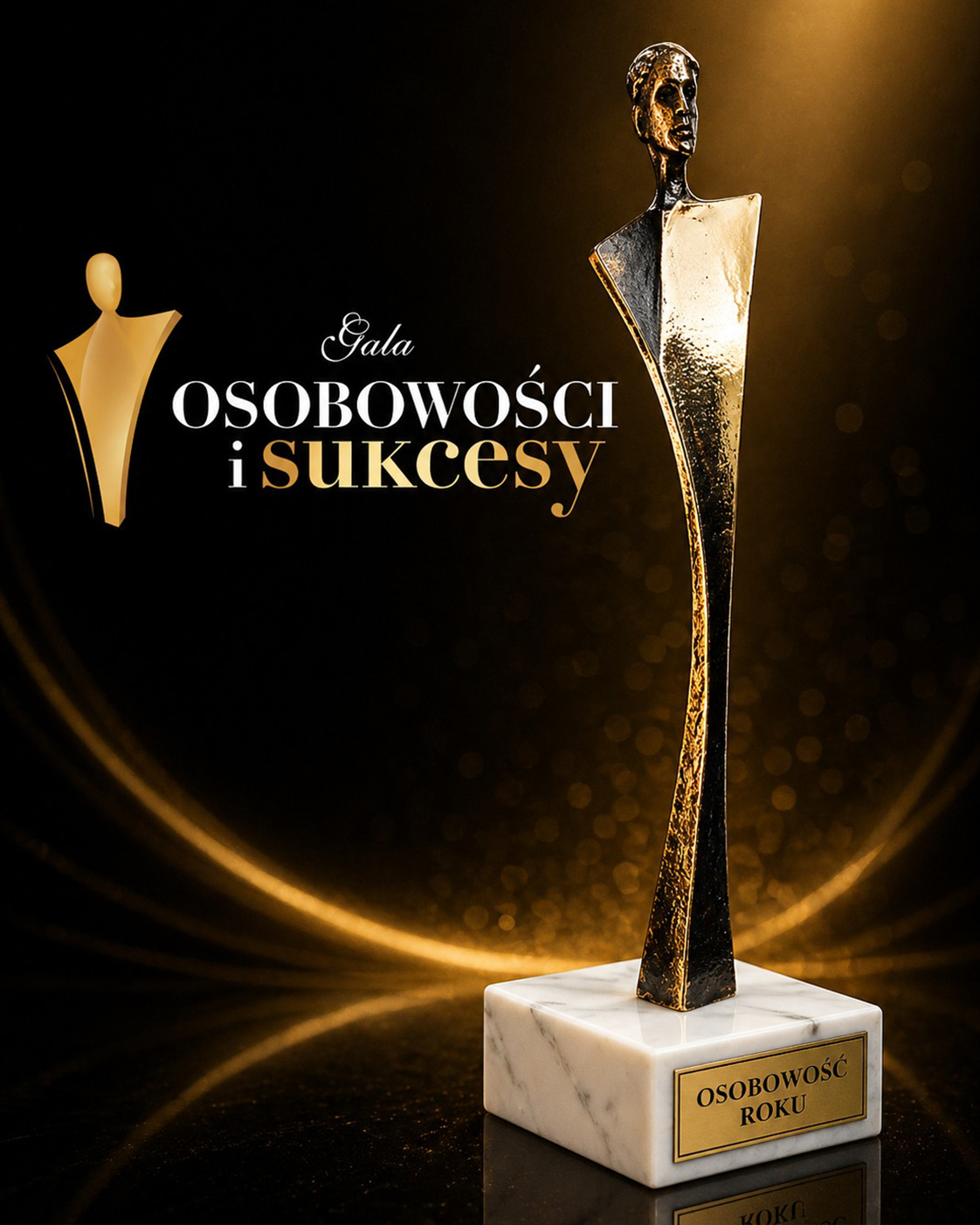 Statuetka Osobowość Roku wykonana przez Jerzego Stankiewicza dla Gali Osobowości i Sukcesy organizowanej przez Mariusza Pujszo.