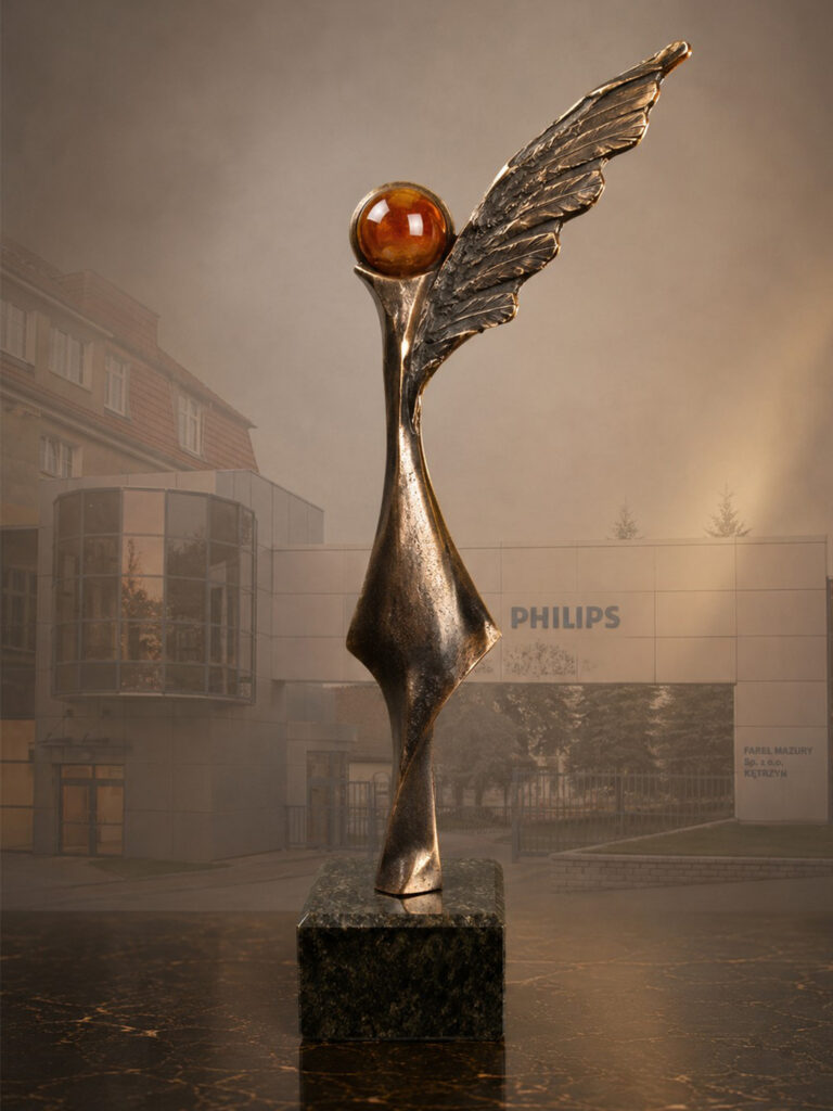 Statuetka okolicznościowa dla Philips Lighting Farel Mazury w Kętrzynie