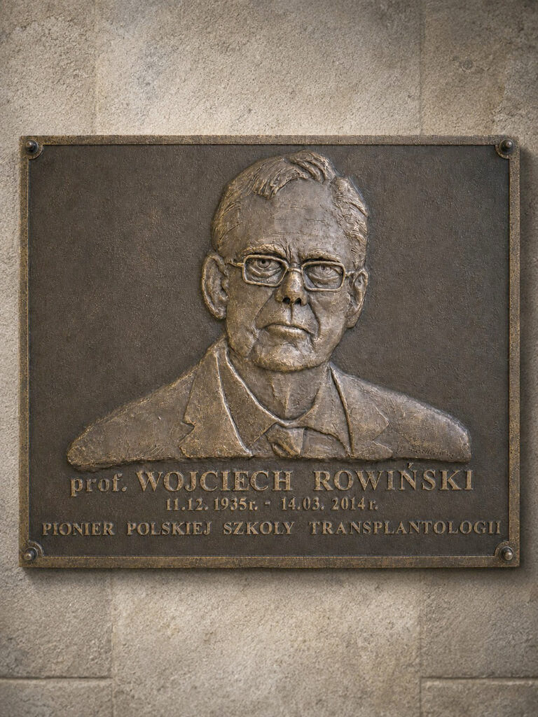 Tablica pamiątkowa prof. Wojciecha Rowińskiego – Szpital Wojewódzki w Olsztynie